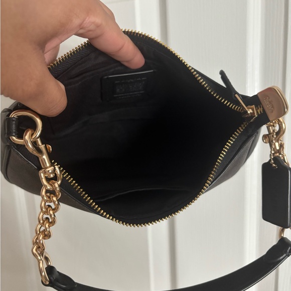 Coach Signature Brown and Black Shoulder Bag - Picture 6 of 6